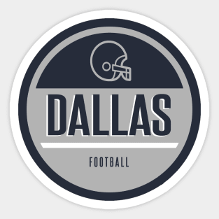 Dallas retro football Sticker